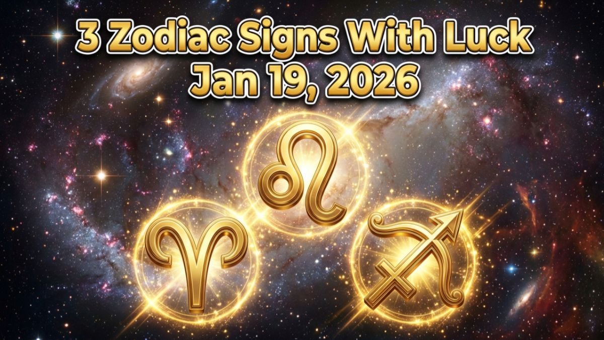 3 Zodiac Signs to Receive Luck and Good Fortune on January 19 , 2026