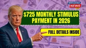 How to Qualify for the $725 Monthly Stimulus Payment in 2026: Full Details Inside