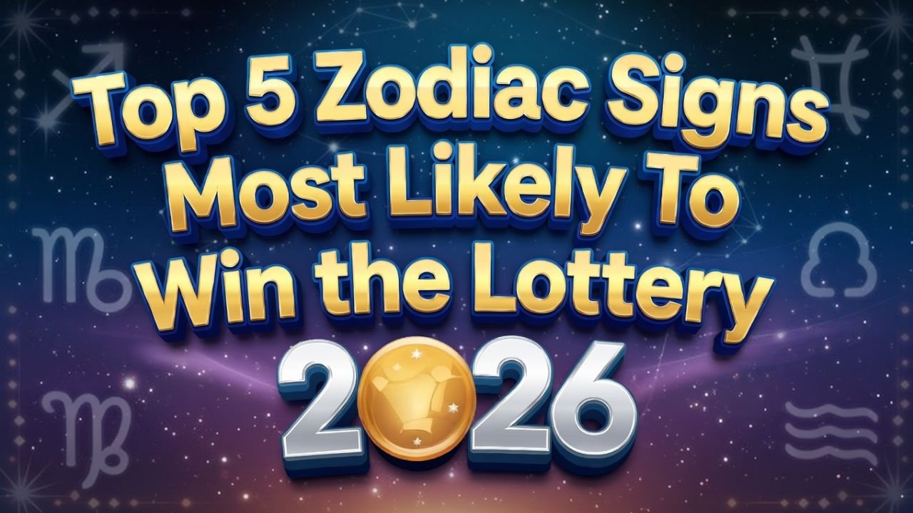 Top 5 Zodiac Signs Most Likely To Win the Lottery 2026