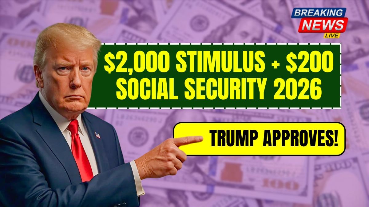 ⁠Trump Approves! $2,000 Stimulus + $200 Social Security 2026: Who Qualifies & Payment Date